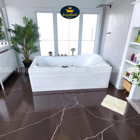 Bồn Tắm Dài 1m7 RegalBath (RB-17E) - Thiết Kế Hiện Đại, Dung Tích 480L, Thư Giãn Sang Trọng Cho Phòng Tắm Cao Cấp