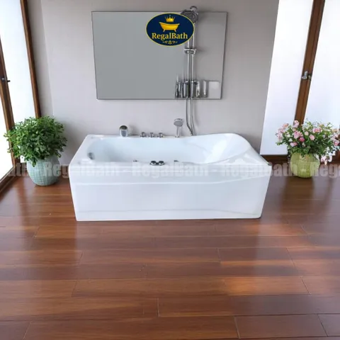 Bồn Tắm Dài 1m7 RegalBath (RB-17E) - Thiết Kế Hiện Đại, Dung Tích 480L, Thư Giãn Sang Trọng Cho Phòng Tắm Cao Cấp