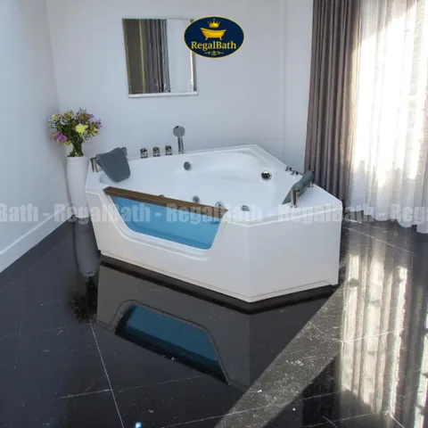 Bồn Tắm Góc Kín Vách 1M4 RegalBath RB-R14K - Thiết Kế Sang Trọng, Dễ Lắp Đặt, Tối Ưu Cho Không Gian Nhỏ