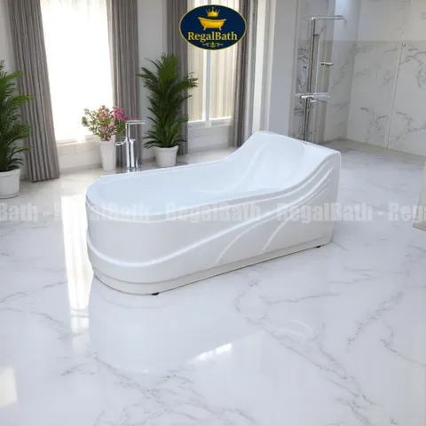 Bồn Tắm Chiếc Giày RB-16CG Regalbath 1m6 - Thiết Kế Sang Trọng, Chất Liệu Acrylic Cao Cấp, Điểm Nhấn Độc Đáo Cho Phòng Tắm