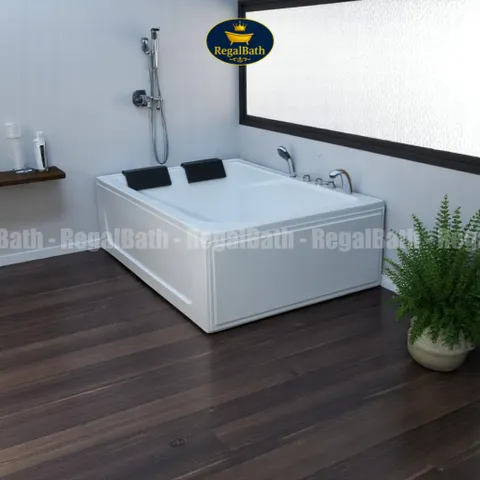 Bồn Tắm Đôi Regalbath 1m7 - Thiết Kế Sang Trọng, Chất Liệu Acrylic Cao Cấp, Đối Tượng Dùng Gia Đình và Spa Tại Nhà