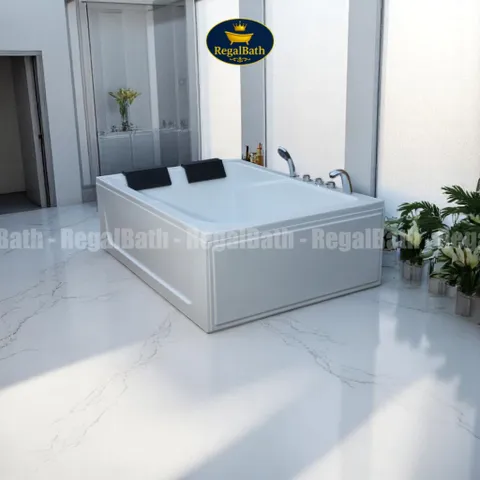Bồn Tắm Đôi Regalbath 1m7 - Thiết Kế Sang Trọng, Chất Liệu Acrylic Cao Cấp, Đối Tượng Dùng Gia Đình và Spa Tại Nhà