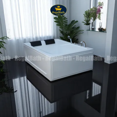 Bồn Tắm Đôi Regalbath 1m7 - Thiết Kế Sang Trọng, Chất Liệu Acrylic Cao Cấp, Đối Tượng Dùng Gia Đình và Spa Tại Nhà