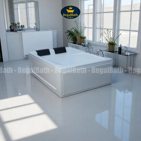 Bồn Tắm Đôi Regalbath 1m7 - Thiết Kế Sang Trọng, Chất Liệu Acrylic Cao Cấp, Đối Tượng Dùng Gia Đình và Spa Tại Nhà