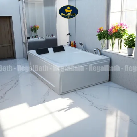 Bồn Tắm Đôi Regalbath 1m7 - Thiết Kế Sang Trọng, Chất Liệu Acrylic Cao Cấp, Đối Tượng Dùng Gia Đình và Spa Tại Nhà