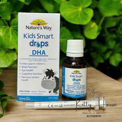 Dung dịch uống bổ sung Dha Nature's Way Kids Smart Dha Drop chai 20ml