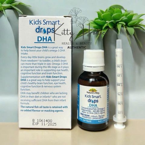 Dung dịch uống bổ sung Dha Nature's Way Kids Smart Dha Drop chai 20ml