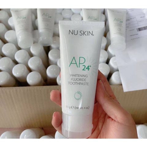 Kem Đánh Răng AP24 Nuskin 110gr - Sáng Răng, Không Ê Buốt, Nhập Khẩu Từ Mỹ, Chăm Sóc Răng Miệng An Toàn, Hơi Thở Thơm Mát