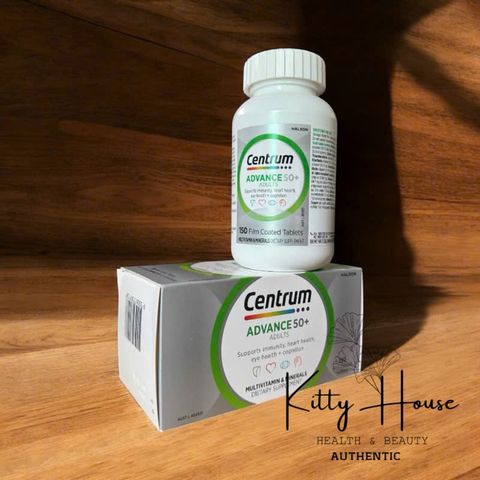 Viên Uống Bổ Sung Vitamin Centrum Advance 50+ Dành Cho Người Trên 50 Tuổi - Tăng Cường Sức Khỏe 150 Viên