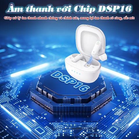 Tai Nghe Trợ Thính Không Dây FUNMIC EN-D22 - Âm Thanh Sắc Nét, Thiết Kế Thời Thượng, Chống Ồn Hiệu Quả, Pin 20 Giờ