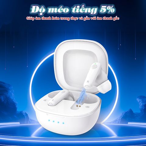 Tai Nghe Trợ Thính Không Dây FUNMIC EN-D22 - Âm Thanh Sắc Nét, Thiết Kế Thời Thượng, Chống Ồn Hiệu Quả, Pin 20 Giờ