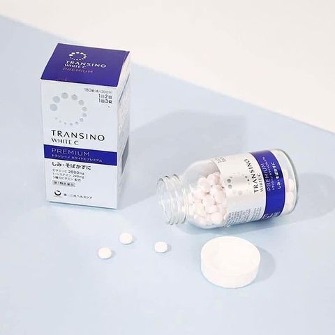 Viên Uống Trắng Da Transino Nhật Bản 180 Viên - Giúp Sáng Da, Mờ Tàn Nhang, Chăm Sóc Da Sáng Khỏe, White C Clear Nội Địa Nhật