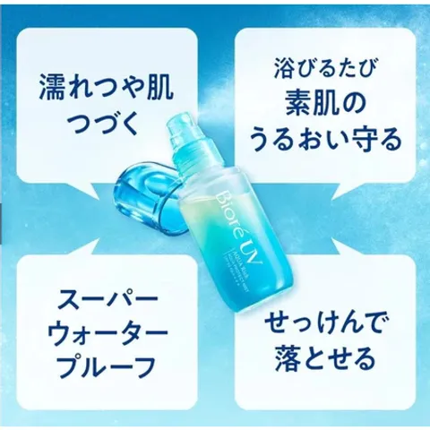 Xịt Chống Nắng Biore UV Aqua SPF50 PA++++ Nhật Bản - Dưỡng Da, Chống Nắng Siêu Hiệu Quả, Tiện Lợi, Thoáng Mát