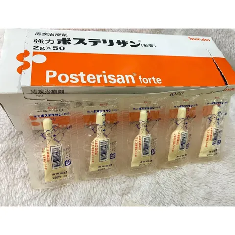 Kem Bôi Trĩ Posterisan Forte Nhật Bản - Giảm Đau, Sưng, Hỗ Trợ Điều Trị Trĩ - Hàng Bệnh Viện Chính Hãng