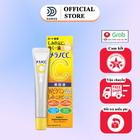 Serum Melano CC Whitening Essence 20ml - Dưỡng Trắng Da, Chống Thâm Nám & Lão Hóa Từ Vitamin C Nhật Bản