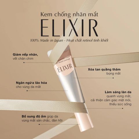Kem Chống Nắng Elixir Shiseido SPF 50++++ - Dưỡng Da ban Ngày Chống Nắng và Làm Sáng Da, Nhật Bản