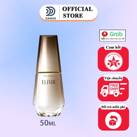 Serum trẻ hóa da ELIXIR THE SERUM 50ML - Chăm sóc da Nhật Bản, cải thiện nếp nhăn, tăng độ đàn hồi, phù hợp mọi loại da.