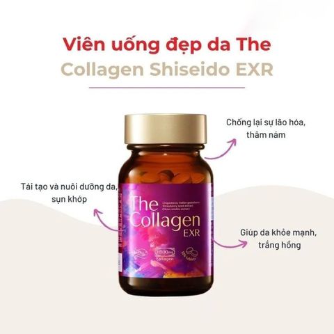 Viên Collagen Shiseido Nội Địa Nhật Bản - Tăng Cường Làm Đẹp Da, Tóc, Móng, Chống Lão Hóa, Hỗ Trợ Sức Khỏe 126 Viên