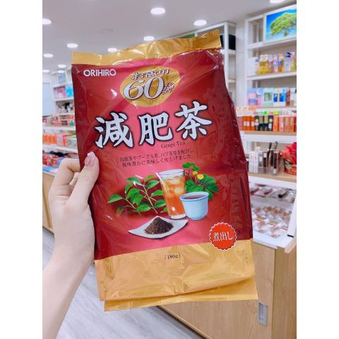 Trà Giảm Mỡ Bụng Orihiro Genpi Tea 60 Gói Nhật Bản - Hỗ Trợ Giảm Cân, Tăng Cường Tiêu Hóa, Chống Oxy Hóa Tự Nhiên