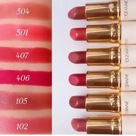 Son Thỏi Lì Cezanne Lasting Lip Color N Nhật Bản - Mềm Mịn Lâu Trôi, Dưỡng Ẩm, Màu Đẹp 3.9g
