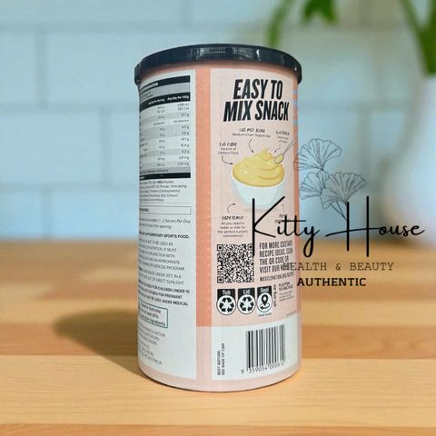 Bột Custard Protein Vanilla 400g - Thức Uống Sữa Trứng Giàu Đạm, Dễ Dàng Pha Chế, Phù Hợp Cho Bữa Sáng Và Bữa Ăn Nhẹ