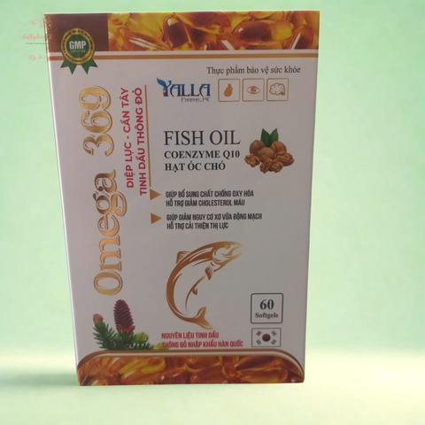 Omega 369 Premium - Hỗ Trợ Tim Mạch, Cải Thiện Thị Lực & Giảm Cholesterol - Sản Phẩm Từ Dầu Cá Tinh Khiết Chất Lượng Cao
