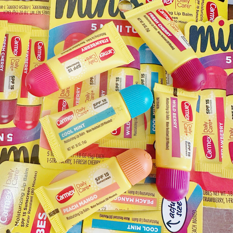 Son dưỡng môi Carmex tuýp Mini 5g hương trái cây dưỡng ẩm chống nắng SPF 15