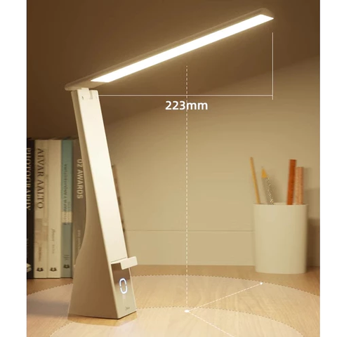 Đèn Học Chống Cận Midea Chính Hãng - Ánh Sáng LED 3 Chế Độ, Tích Hợp Giá Đỡ Điện Thoại, Tiện Lợi Cho Học Tập và Làm Việc