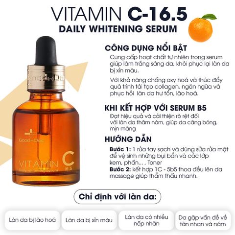 Kem Rau Má GoodnDoc Centella Repair Cream - Serum Dưỡng Ẩm Da Chống Lão Hóa với Vitamin C & B5 cho Da Nhạy Cảm và Hư Tổn