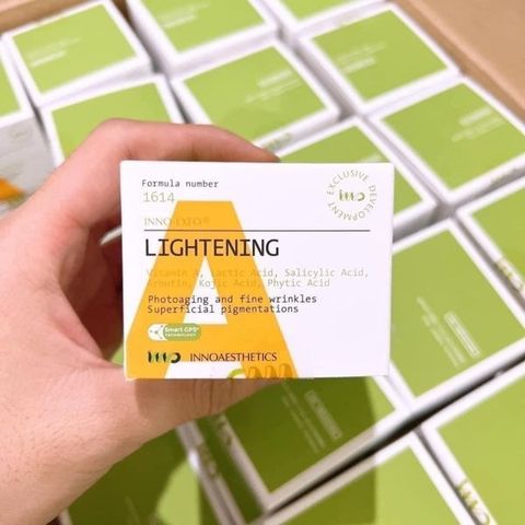 Kem Peel Inno LIGHTENING Vitamin A 5% - Tái Tạo Da, Đều Màu, Giảm Thâm Sau Mụn - Dung Tích 15ml, Chăm Sóc Da Mặt Innoaesthetics