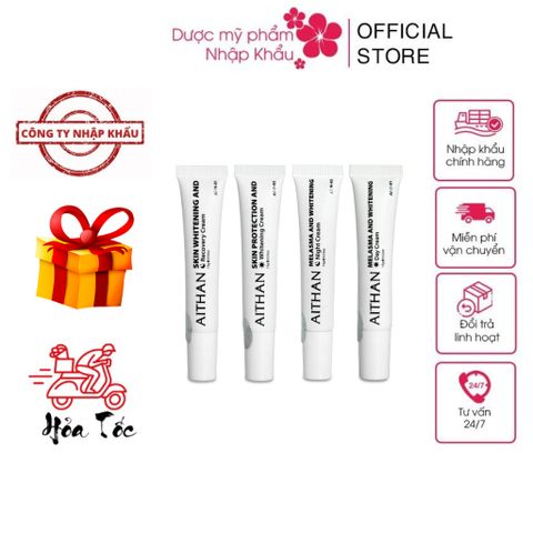 Bộ Kem Dưỡng Giảm Nám AiThan UKA Melasma & Whitening - Chuyên Sâu Xử Lý Nám và Lão Hóa Da, An Toàn và Hiệu Quả