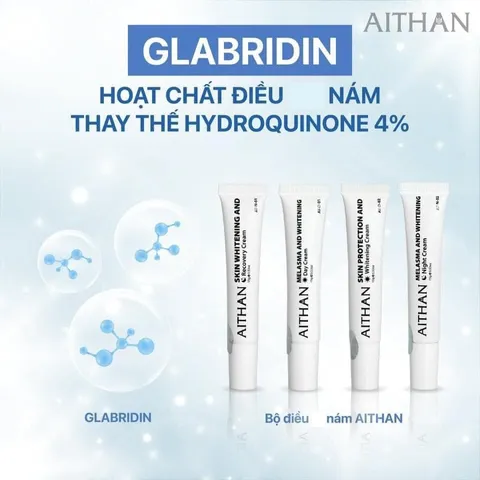 Bộ Kem Dưỡng Giảm Nám AiThan UKA Melasma & Whitening - Chuyên Sâu Xử Lý Nám và Lão Hóa Da, An Toàn và Hiệu Quả