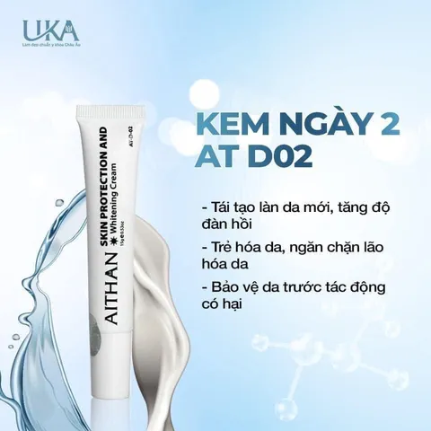 Bộ Kem Dưỡng Giảm Nám AiThan UKA Melasma & Whitening - Chuyên Sâu Xử Lý Nám và Lão Hóa Da, An Toàn và Hiệu Quả
