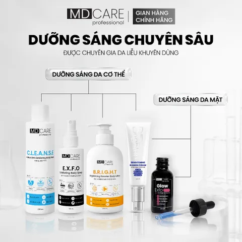 Kem Dưỡng MD CARE Brightening Blemish Cream 50ml - Sáng Da, Đều Màu Da, Cấp Ẩm Chuyên Sâu, Chăm Sóc Da Mặt