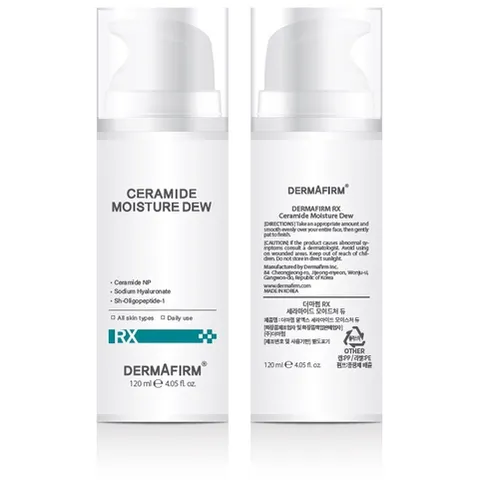 Sữa Dưỡng Ẩm Dermafirm Ceramide Moisture Dew 120ml - Công Thức Chống Mất Nước Cho Da Tươi Trẻ, Hàng Nhập Khẩu