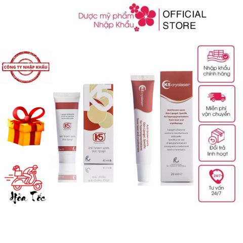 Kem Giảm Sạm Nám K5 Lipogel và K5 Cryolaser - Giải Pháp Làm Sáng Da và Ngăn Ngừa Tăng Sắc Tố Nám Sau Laser