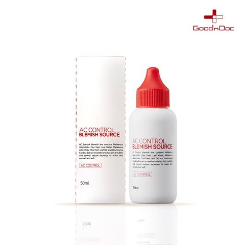 Dung Dịch Ức Chế Mụn Goodndoc AC Control Blemish Source 50ml - Giảm Khuẩn, Se Khít Lỗ Chân Lông, Dưỡng Da Mịn Màng, Trắng Sáng
