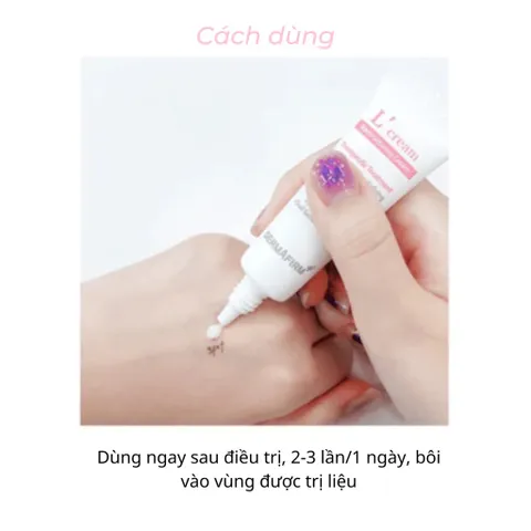 Kem tái tạo da Dermafirm L'Cream 20ml - Chăm sóc da phục hồi làm lành vết thương sau liệu trình công nghệ cao, chống lão hóa