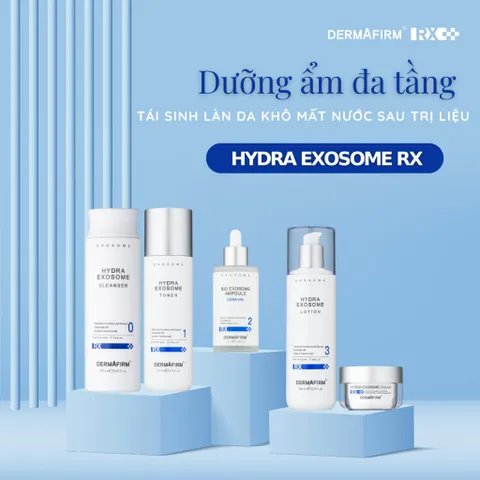 Sữa Dưỡng Da Dermafirm Hydra Exosome Lotion Cấp Ẩm Sâu, Tái Sinh Da - 200ml, Chống Oxy Hóa, Dưỡng Ẩm, Cho Da Khô, Tái Tạo Làn Da Rạng Rỡ