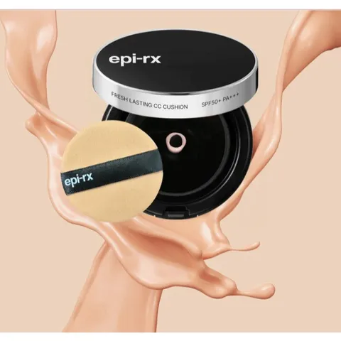 Phấn Nước EPI - RX Fresh Lasting CC Cushion Bảo Vệ Da Chống Nắng, Chất Kem Mịn Tự Nhiên, Tạo Lớp Nền Hoàn Hảo, SPF Cao