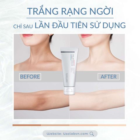 Kem dưỡng trắng da Usolab Bio Intensive Light Cream - Kem body làm sáng, đều màu da, phục hồi và bảo vệ da khỏi UV, an toàn cho mọi loại da.