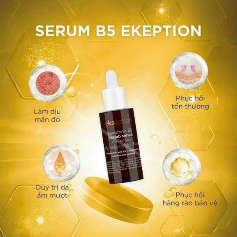 Ekseption Hyaluronic B5 Serum - Tinh Chất Cấp Ẩm Phục Hồi Làm Dịu Da - 75ml Cho Da Khô Mỏng Yếu