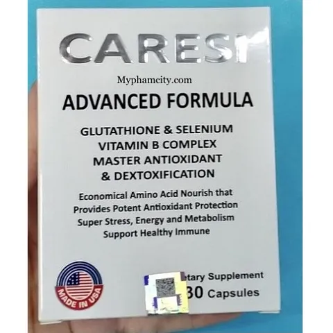Viên uống Caresi Advanced Formula Trắng Sáng Da - Mờ Nám, Chống Lão Hóa, 30 Viên - Nhập Khẩu Mỹ, Đẹp Da Khỏe Mạnh