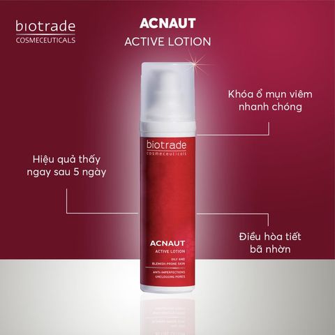 Lotion Chấm Mụn Biotrade Acnaut Active - Dung Dịch Ngừa Mụn Hiệu Quả Với Phức Hợp PASC An Toàn, Giảm Viêm Tức Thì