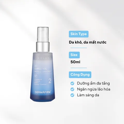 Ampoule Labo Dermafirm Bio Correction Cera-Drop M4 50ml - Tinh Chất Trẻ Hóa & Tái Tạo Da Đa Tầng, Dưỡng Ẩm Sâu, Ngăn Ngừa Lão Hóa