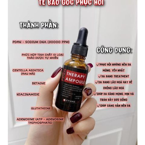 Serum Tế Bào Gốc KyungLab PDRN 30ml - Phục Hồi, Chống Lão Hóa, Làm Sáng Da, Dưỡng Ẩm, Cho Da Khô và Hỗn Hợp