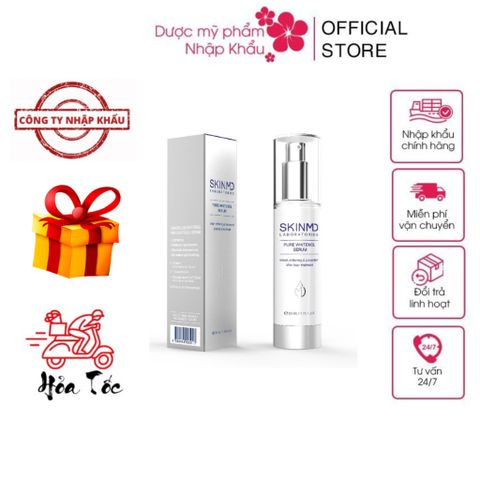 Serum SkinMD Pure Whitenol 50ml - Tinh Chất Giảm Mờ Nám Sạm Da, Làm Sáng Da, Nhập Khẩu Hàn Quốc