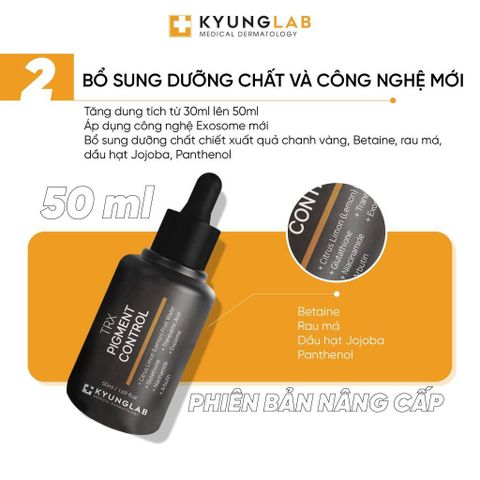 Serum Giảm Nám KyungLab Pure TRX Pigment Control - Chăm Sóc Da Trắng Sáng, Giúp Làm Mờ Vết Thâm 50ml, Xuất Xứ Hàn Quốc