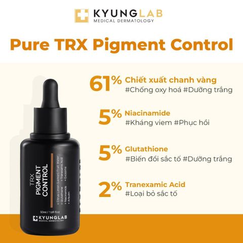 Serum Giảm Nám KyungLab Pure TRX Pigment Control - Chăm Sóc Da Trắng Sáng, Giúp Làm Mờ Vết Thâm 50ml, Xuất Xứ Hàn Quốc