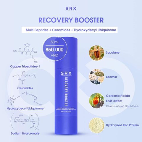 Gel Dưỡng Ẩm SRX Recovery Booster 50ml - Phục Hồi Sửa Chữa Da Căng Bóng, Làm Dịu Da Sau Peel, Phù Hợp Mọi Loại Da